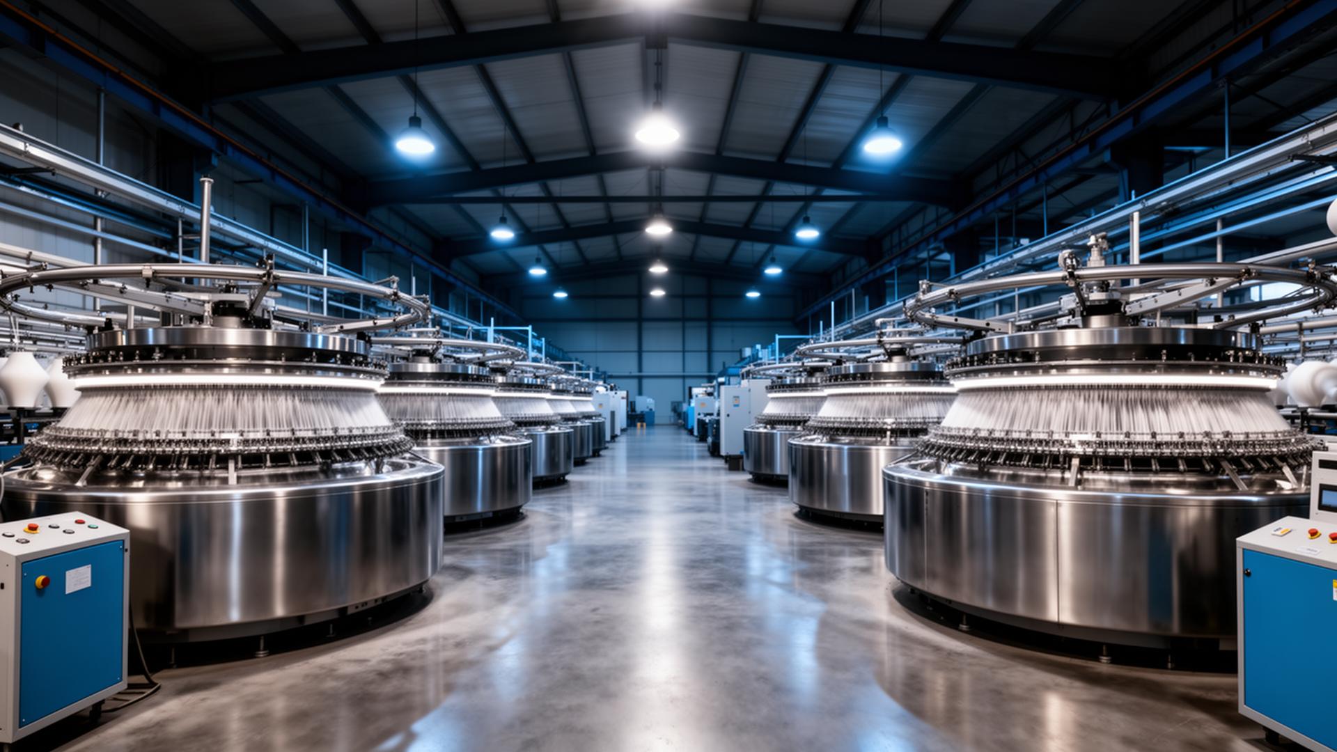 Textile factory floor
